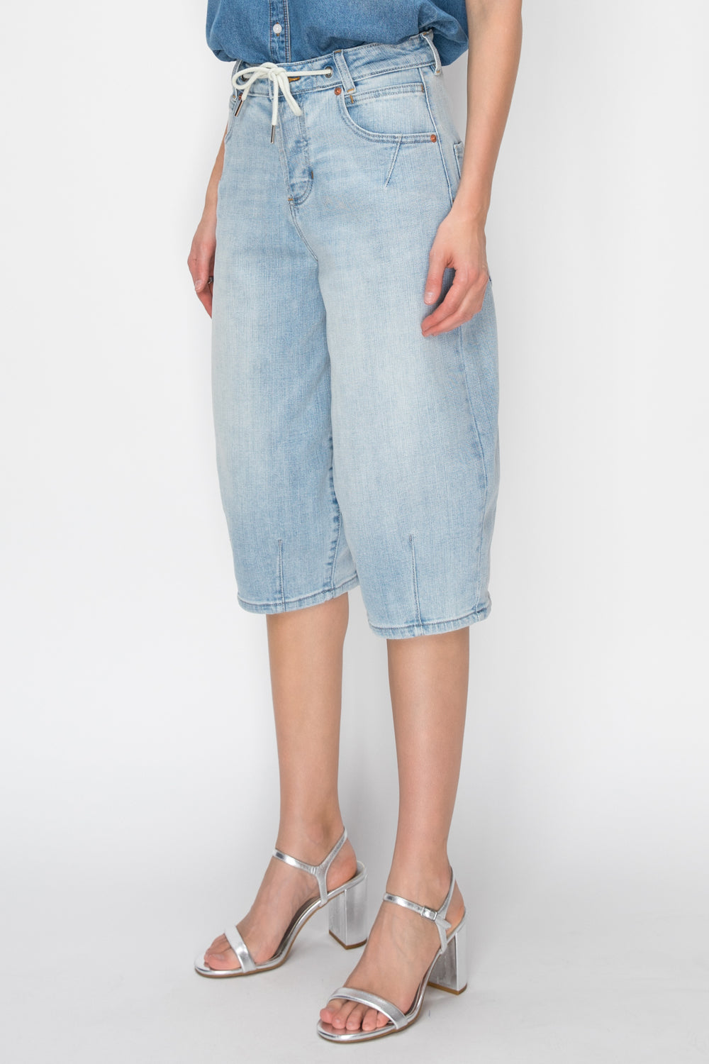 High Rise Relaxed Tapered Jorts