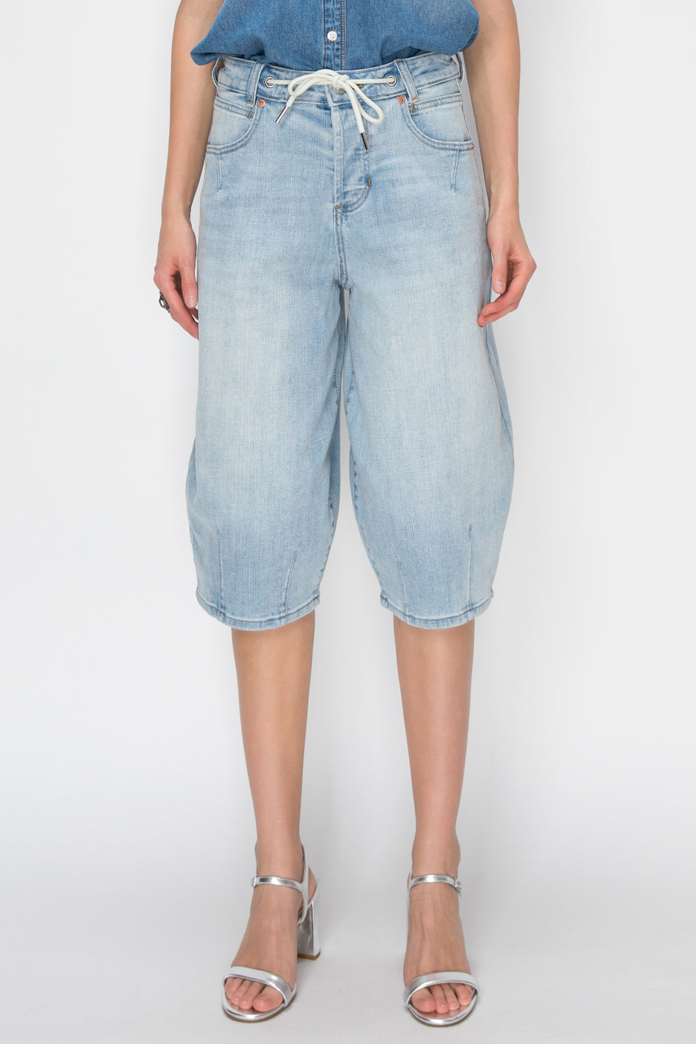 High Rise Relaxed Tapered Jorts