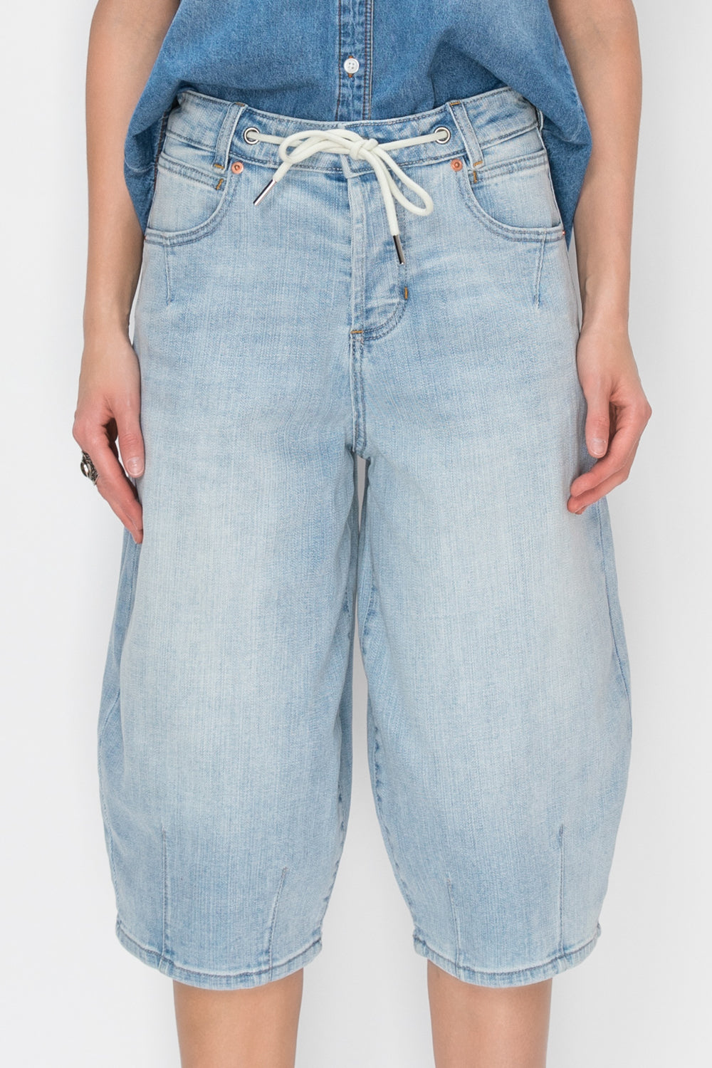 High Rise Relaxed Tapered Jorts