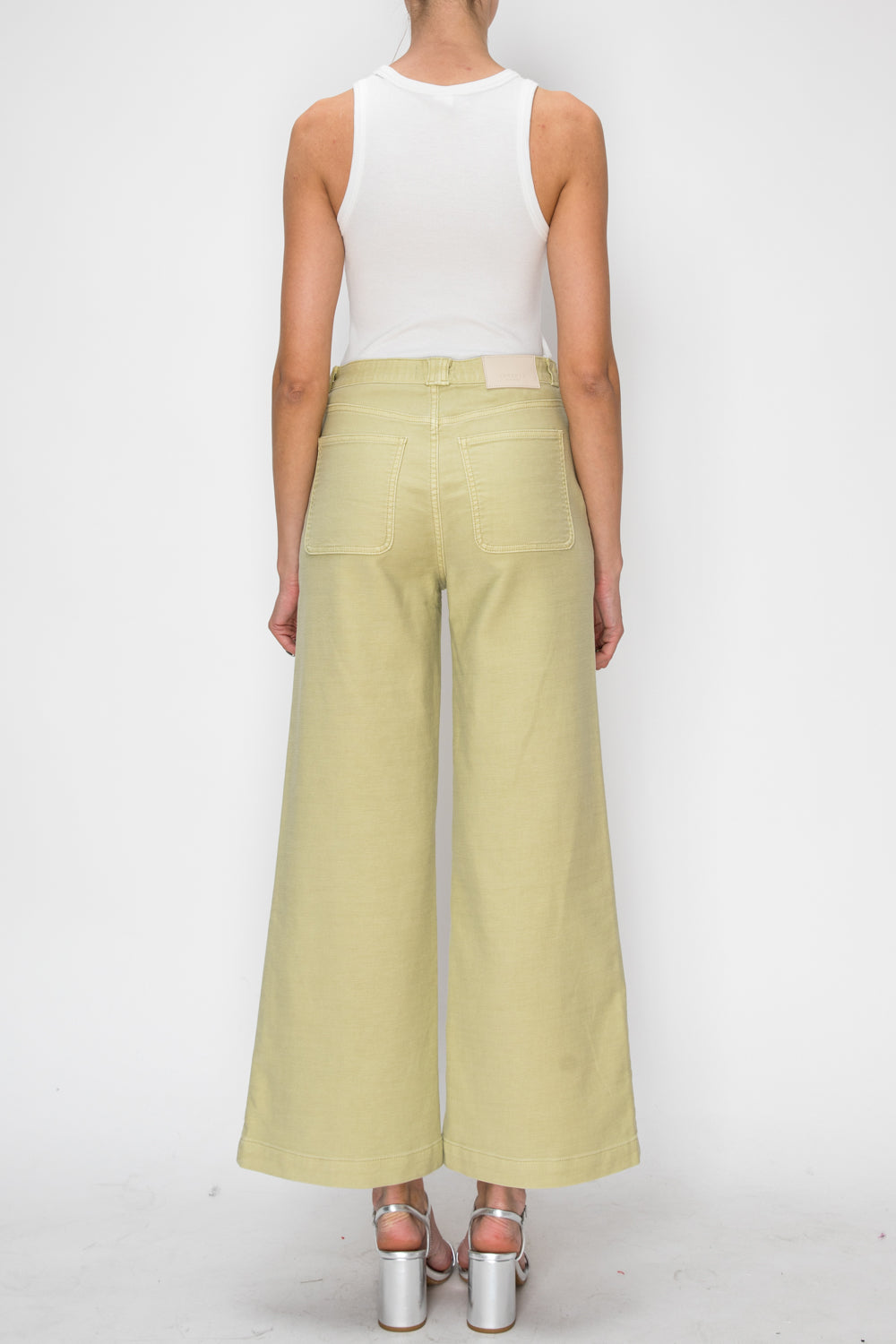 HIGH RISE WIDE LEG SAGE JEANS