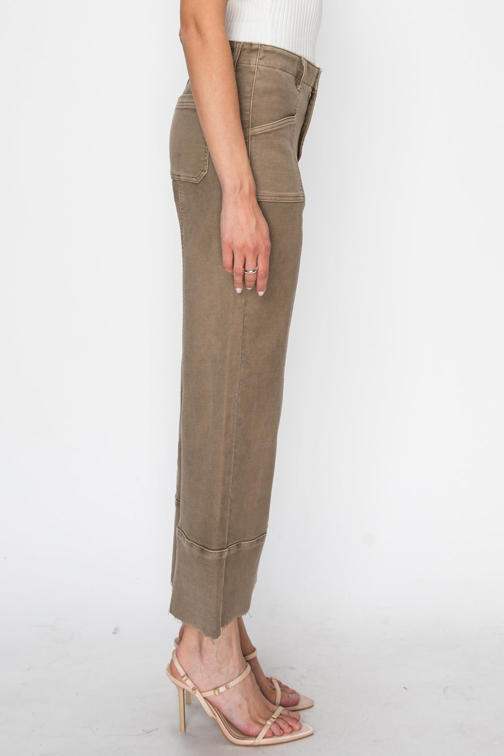 HIGH RISE SLIM CROP PALAZZO