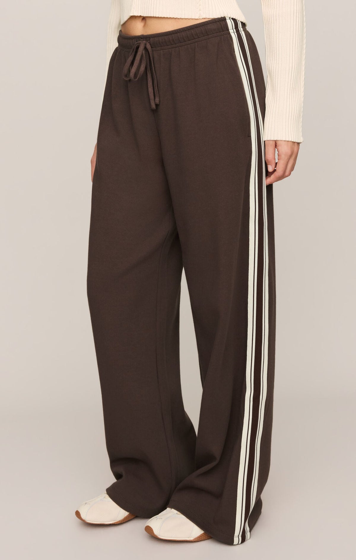 Z Supply - Breakaway Track Pants, Dark Chocolate