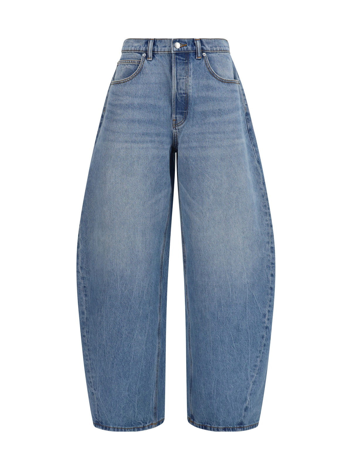 Balloon Jeans Crystal Embellished Vintage Light Indigo