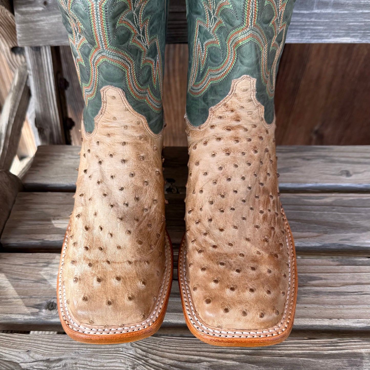 Ostrich Chisolm Boot | Justin Mens