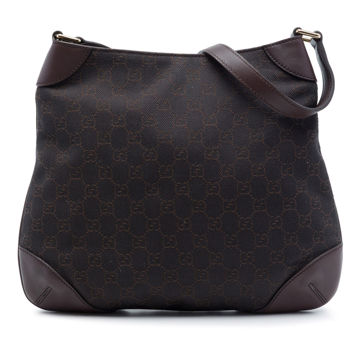 Shoulder Bag GG Denim Brown (Pre-Owned)