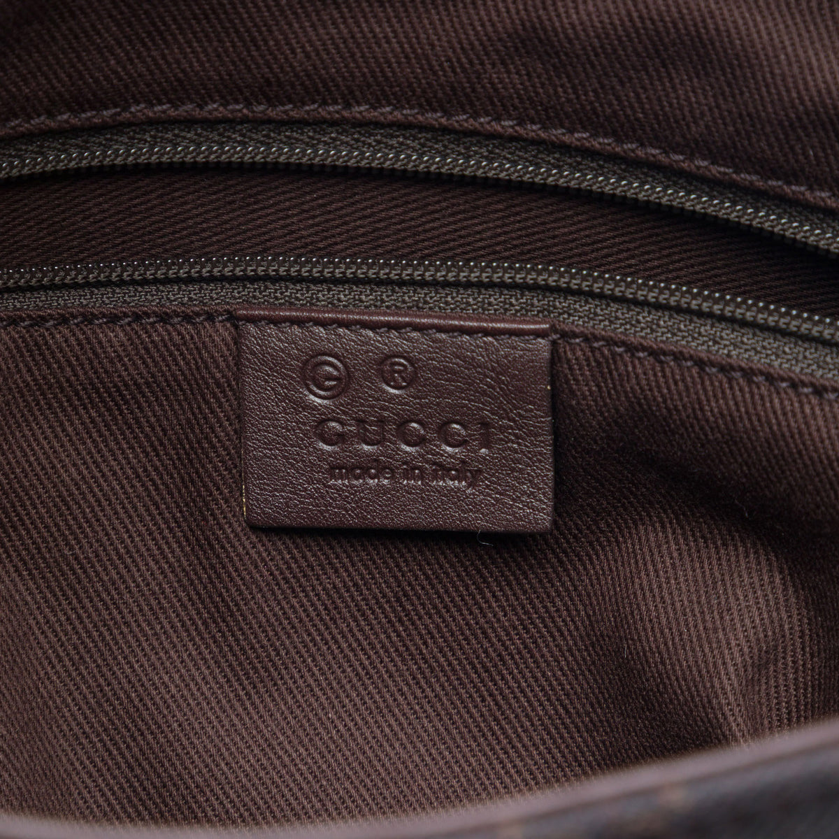 Shoulder Bag GG Denim Brown (Pre-Owned)