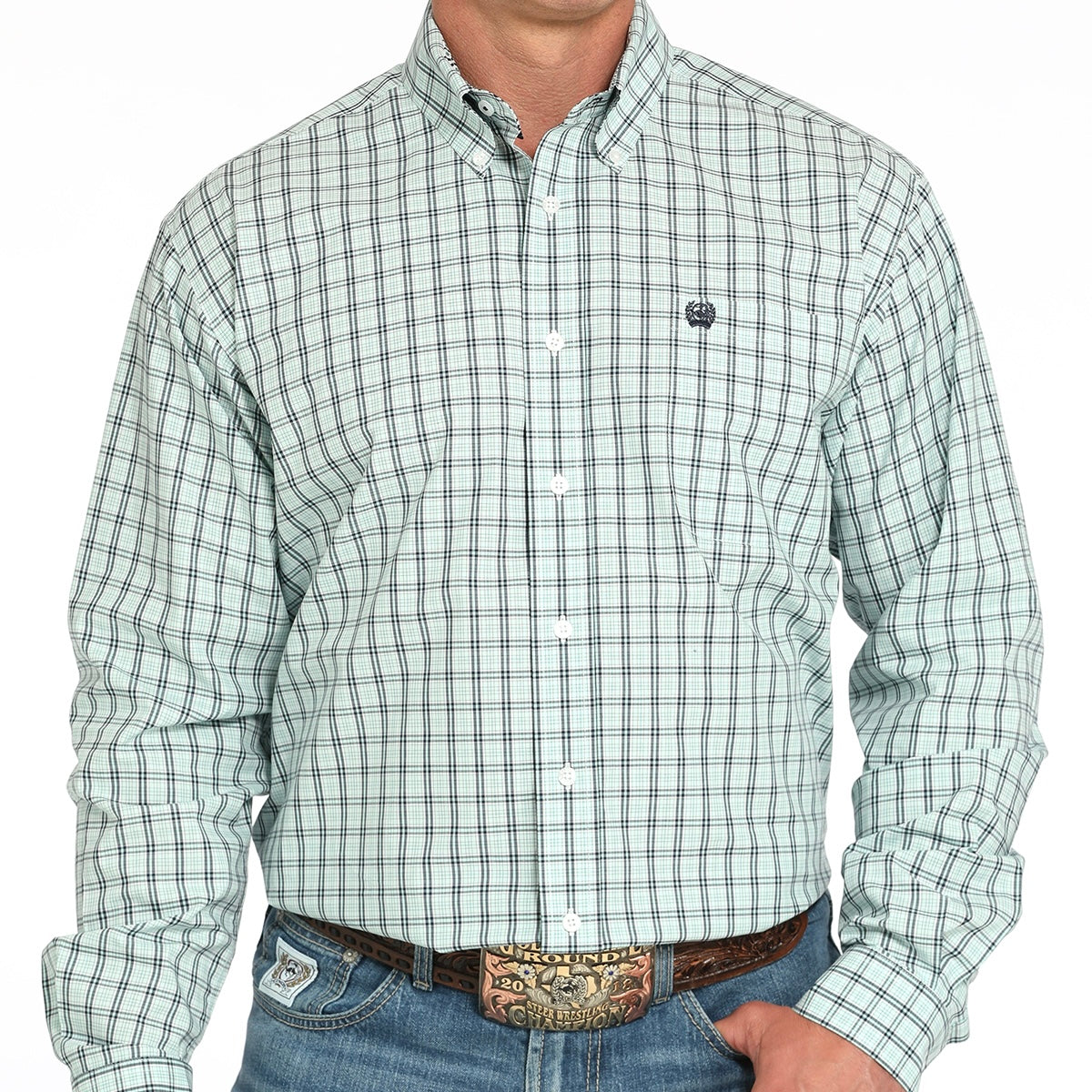 Mint Plaid | Cinch Mens