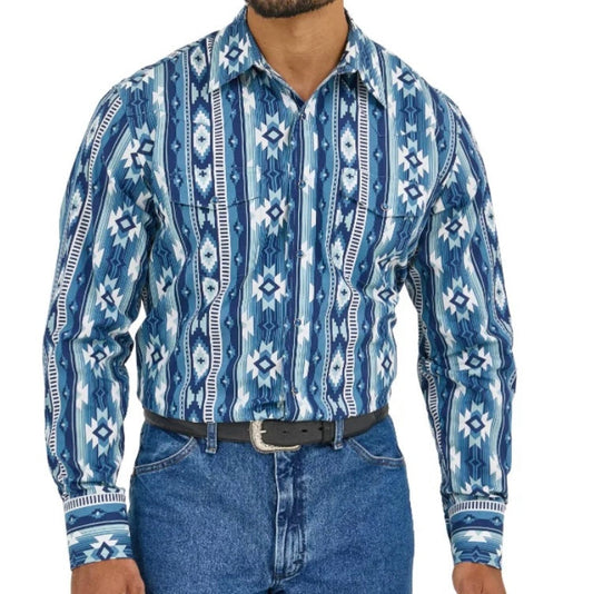 Blue Checotah | Wrangler Mens