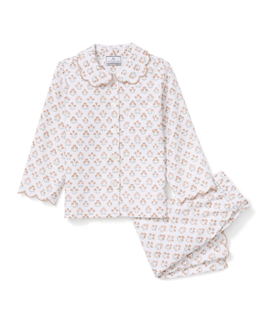Petite Plume - Kid’s Twill Colette Pajama Set, Estate Garden