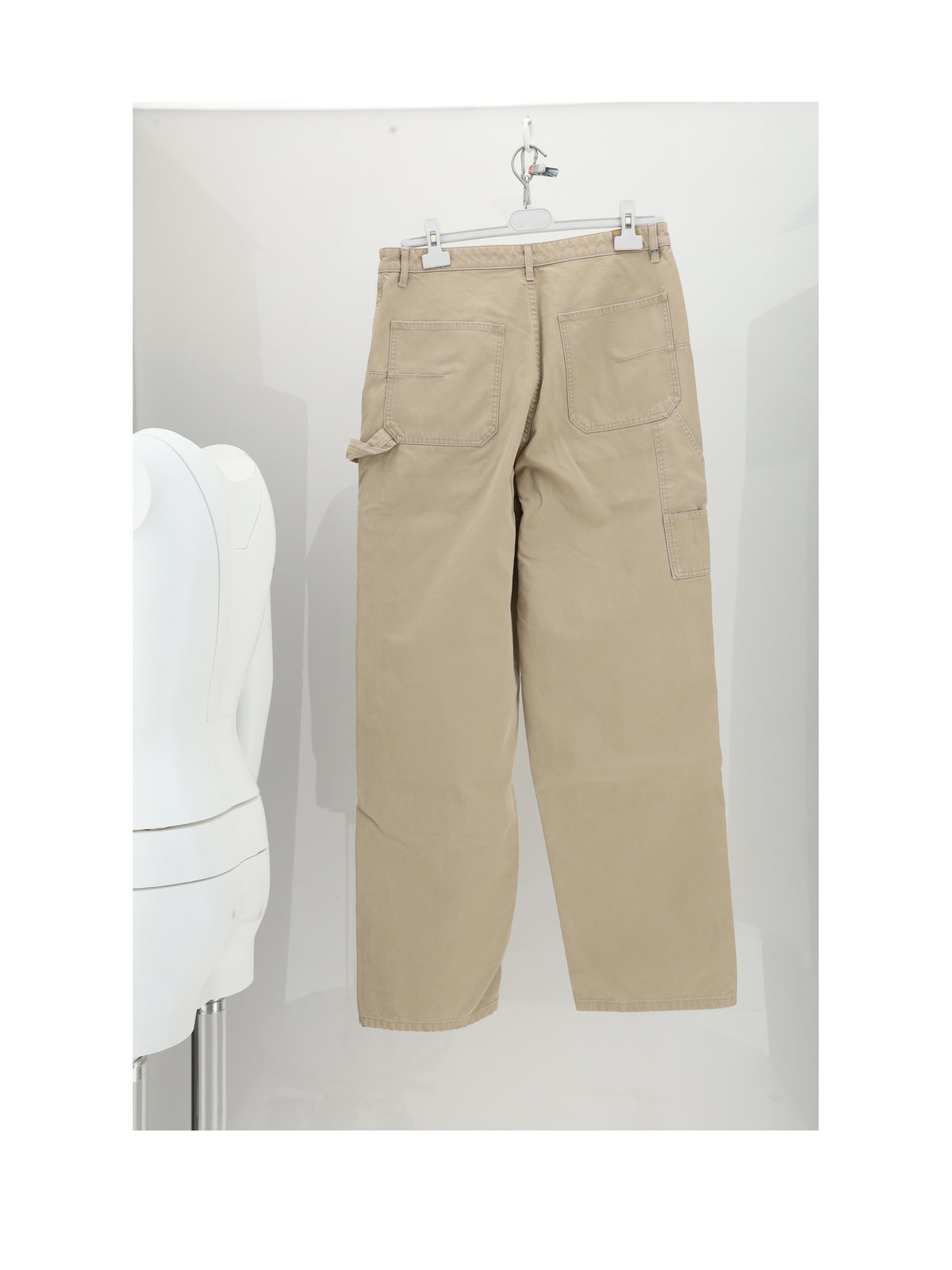Relaxed Carpenter Jeans in Beige
