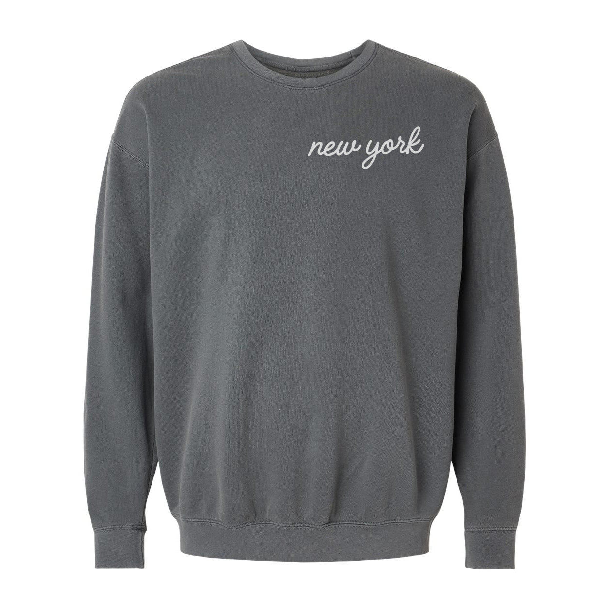 New York Cursive Washed Sweatshirt