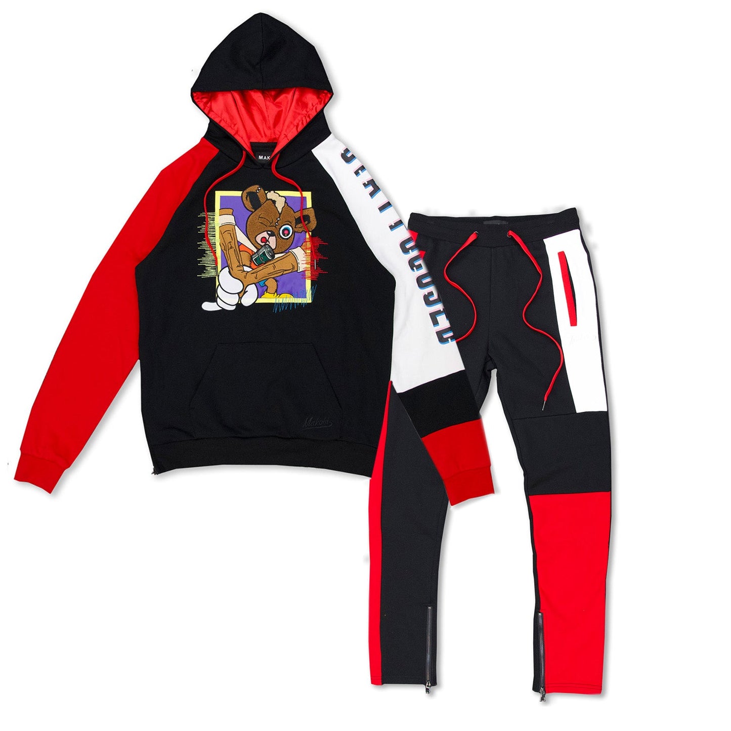 M5381 Stay Focus Hoodie - Black