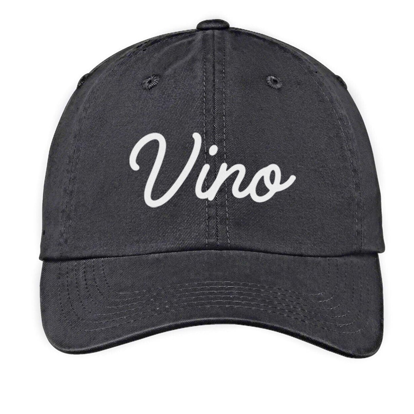 Vino Cursive Baseball Cap