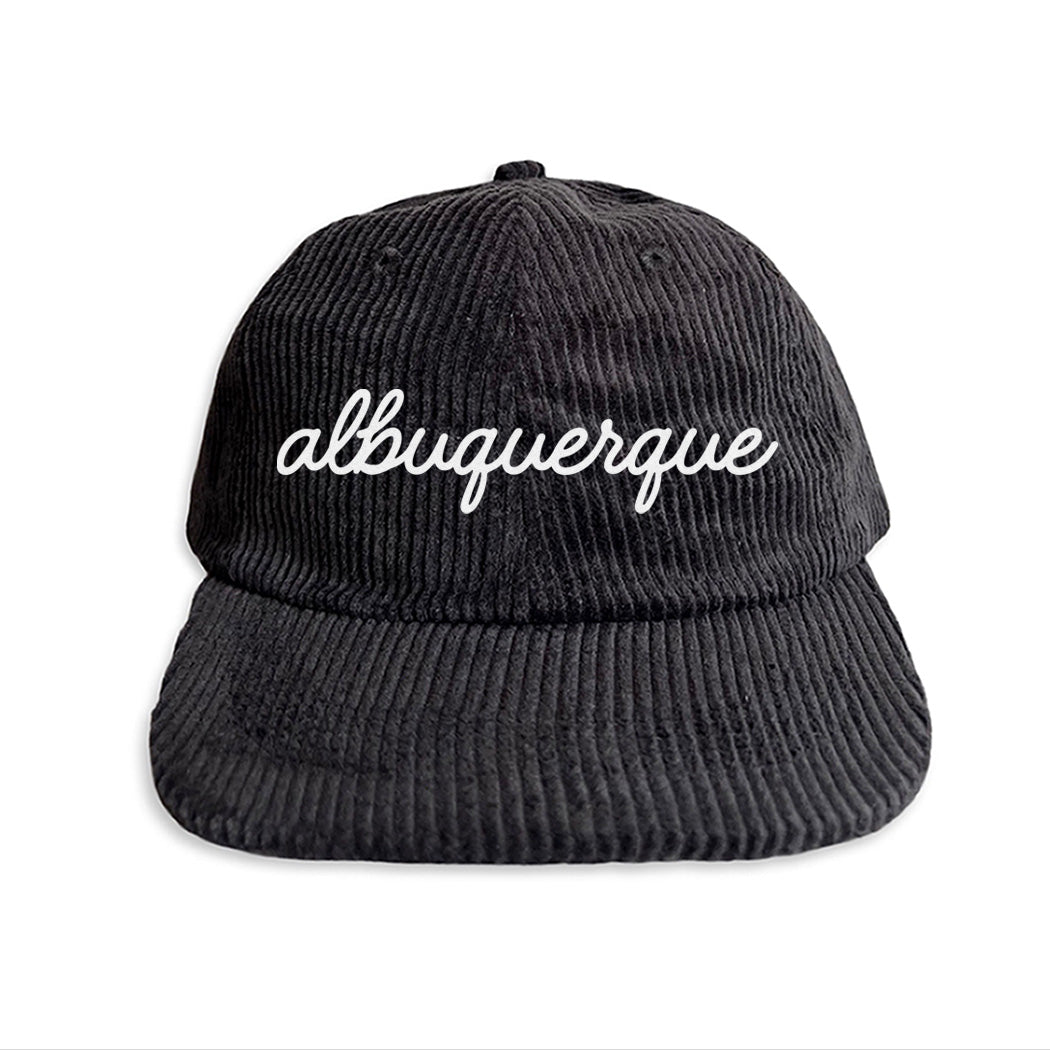Albuquerque Cursive Corduroy Cap