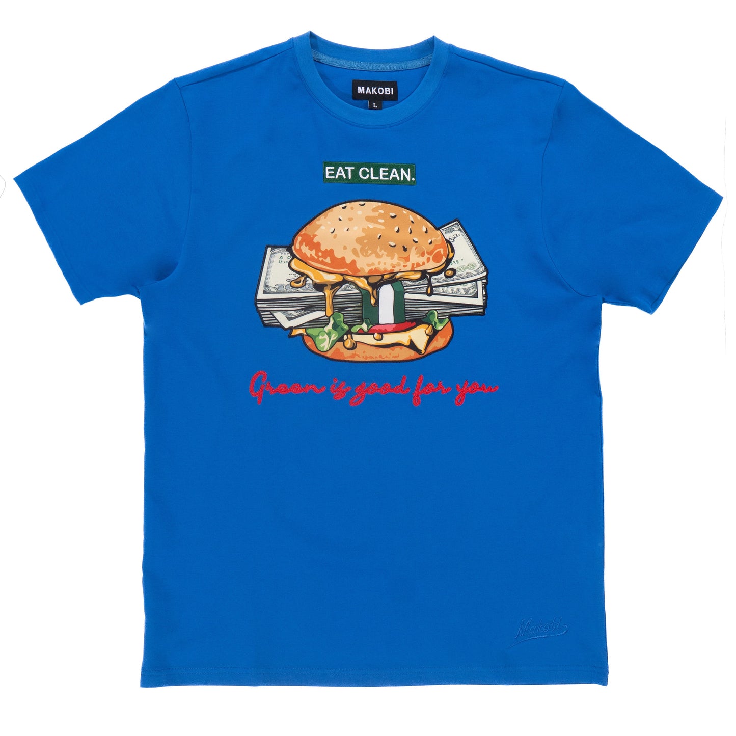M306 Vegan Burger Tee - Royal