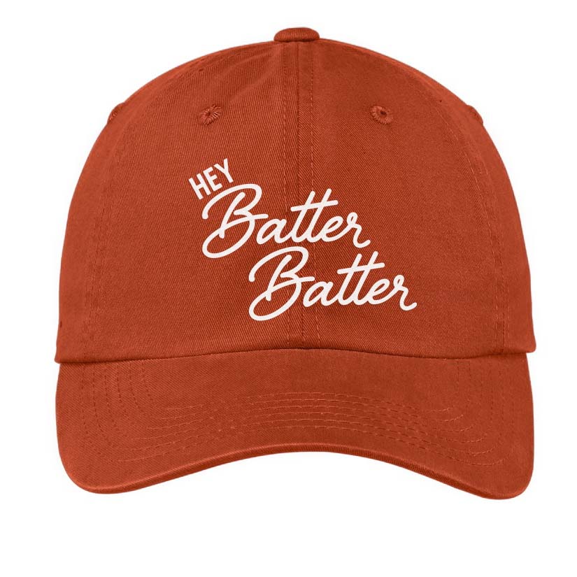 Hey Batter Batter Baseball Cap