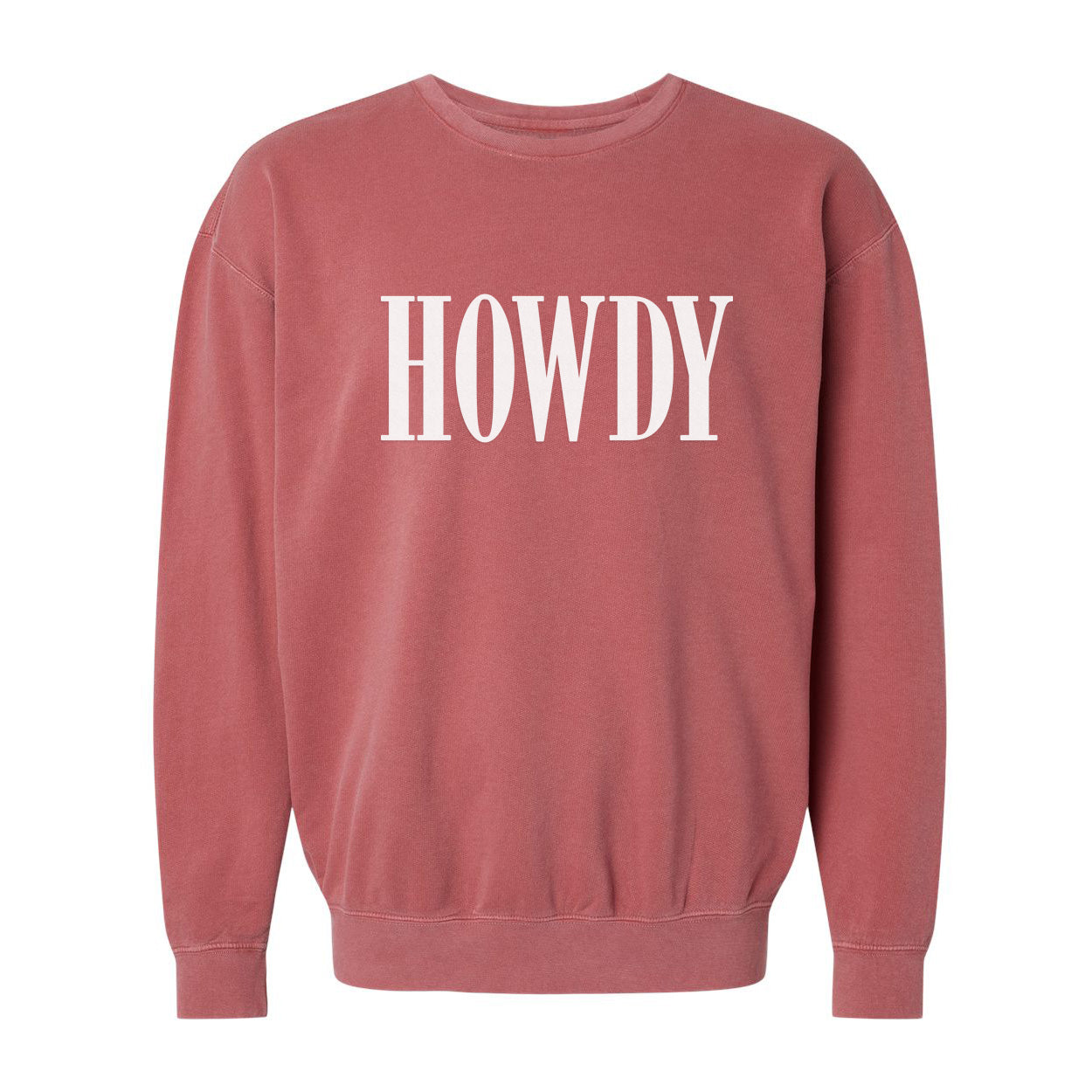 Howdy Western Washed Sweatshirt