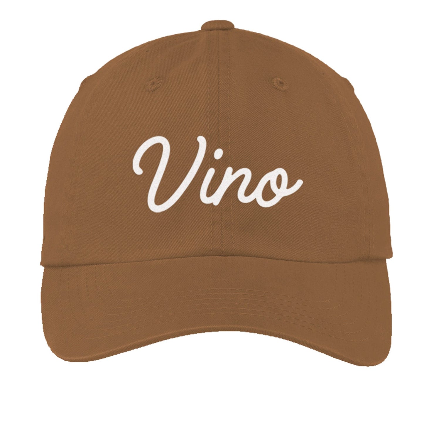 Vino Cursive Baseball Cap