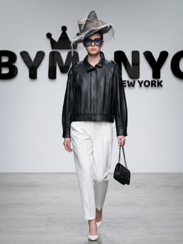 Women's Textured Faux Leather Biker Jacket BYMANYC ® New York CONTEMPORARY VIBRANT MODERN FASHION - New Collection