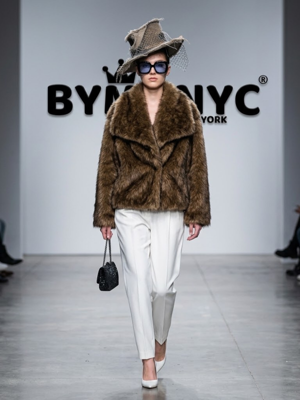 Women's Faux Fur Short Coat BYMANYC ® New York CONTEMPORARY VIBRANT MODERN FASHION - New Collection
