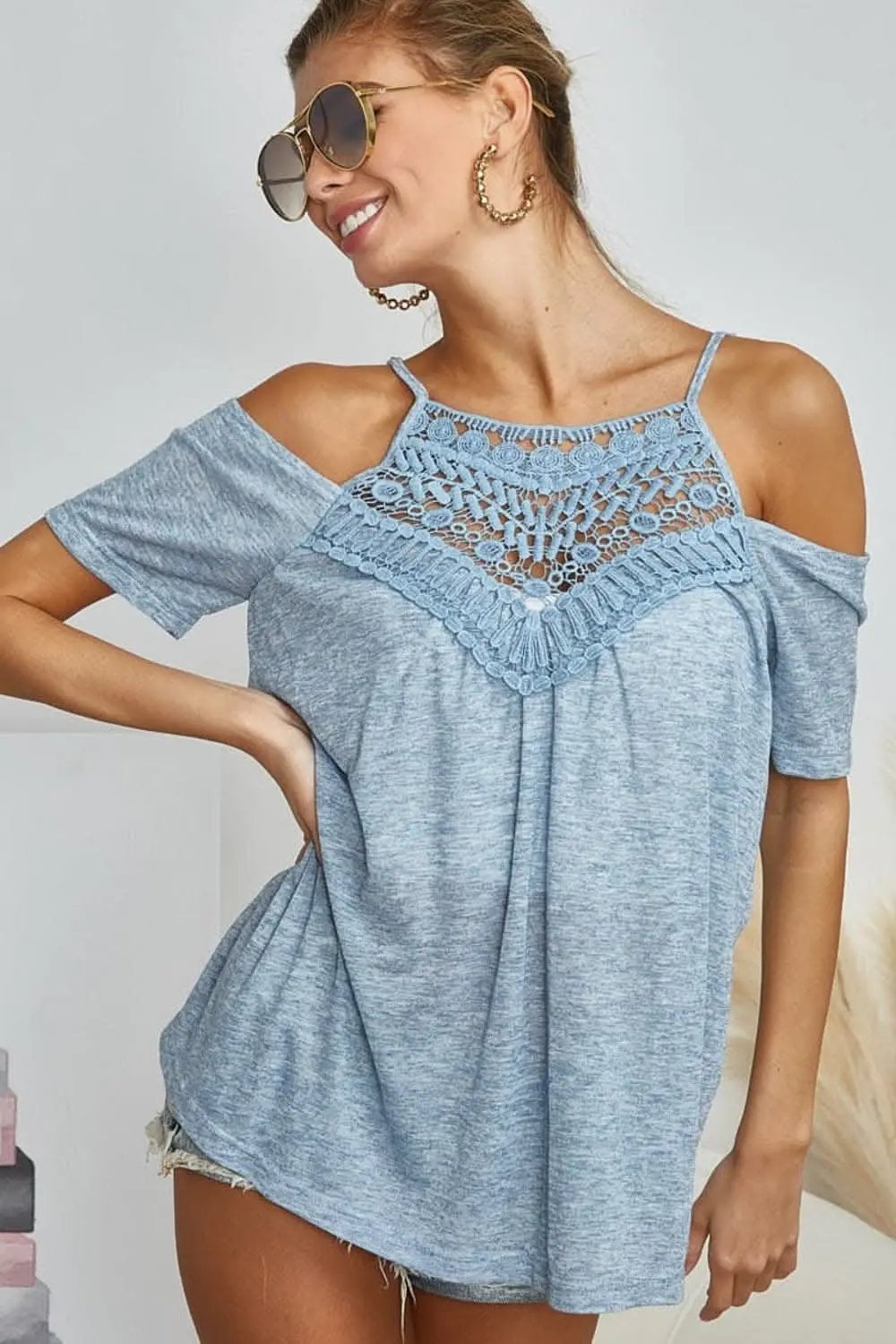 Trendsi BiBi adjustable lace tank top - LoveSalve