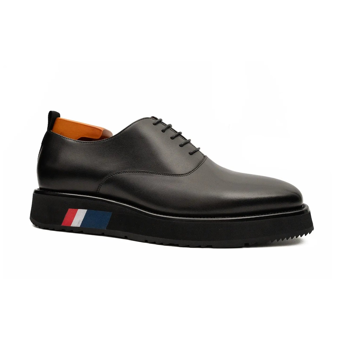 Black Calfskin Oxford Shoes