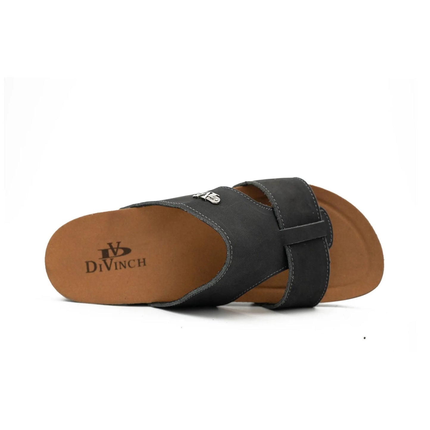 Black Double - Strap Slide Sandals