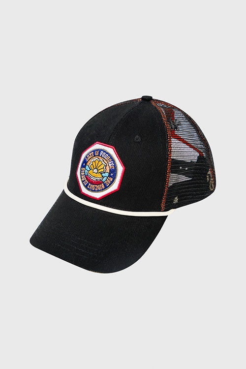 Curved Brim Fisherman Trucker Hat