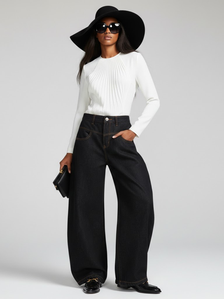 BYMANYC ® New York Barrel Jeans in Black