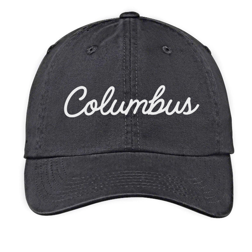 Columbus Cursive Baseball Cap