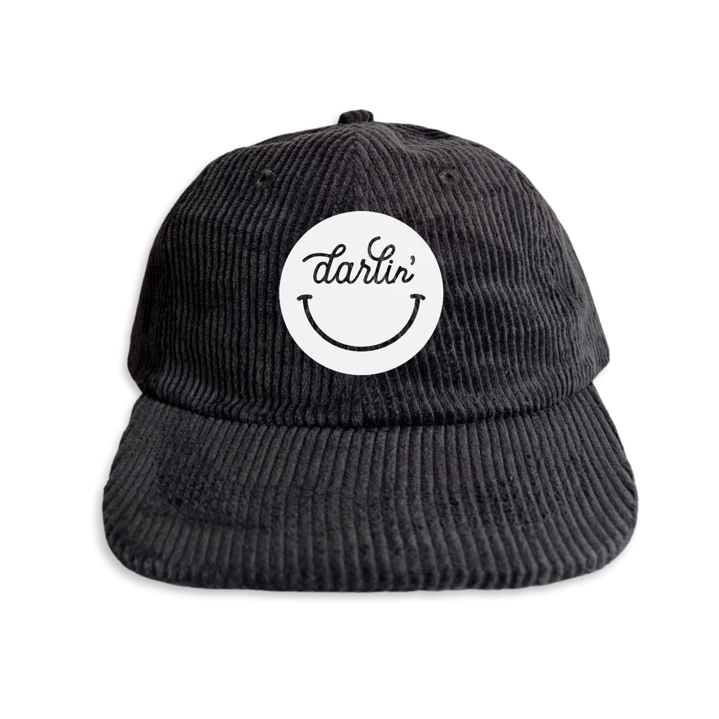 Darlin' Cursive Smile Corduroy Cap