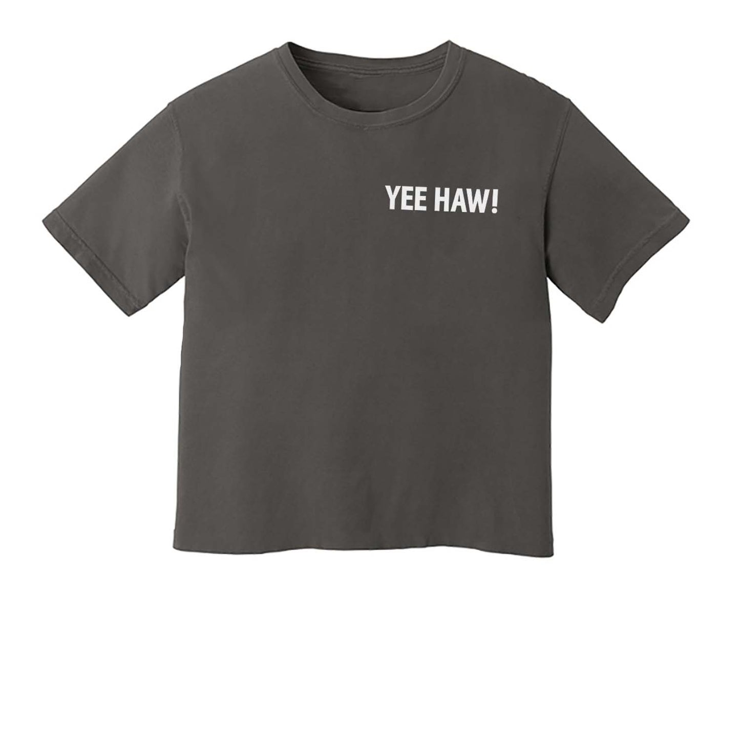 Yee Haw! Washed Crop Tee