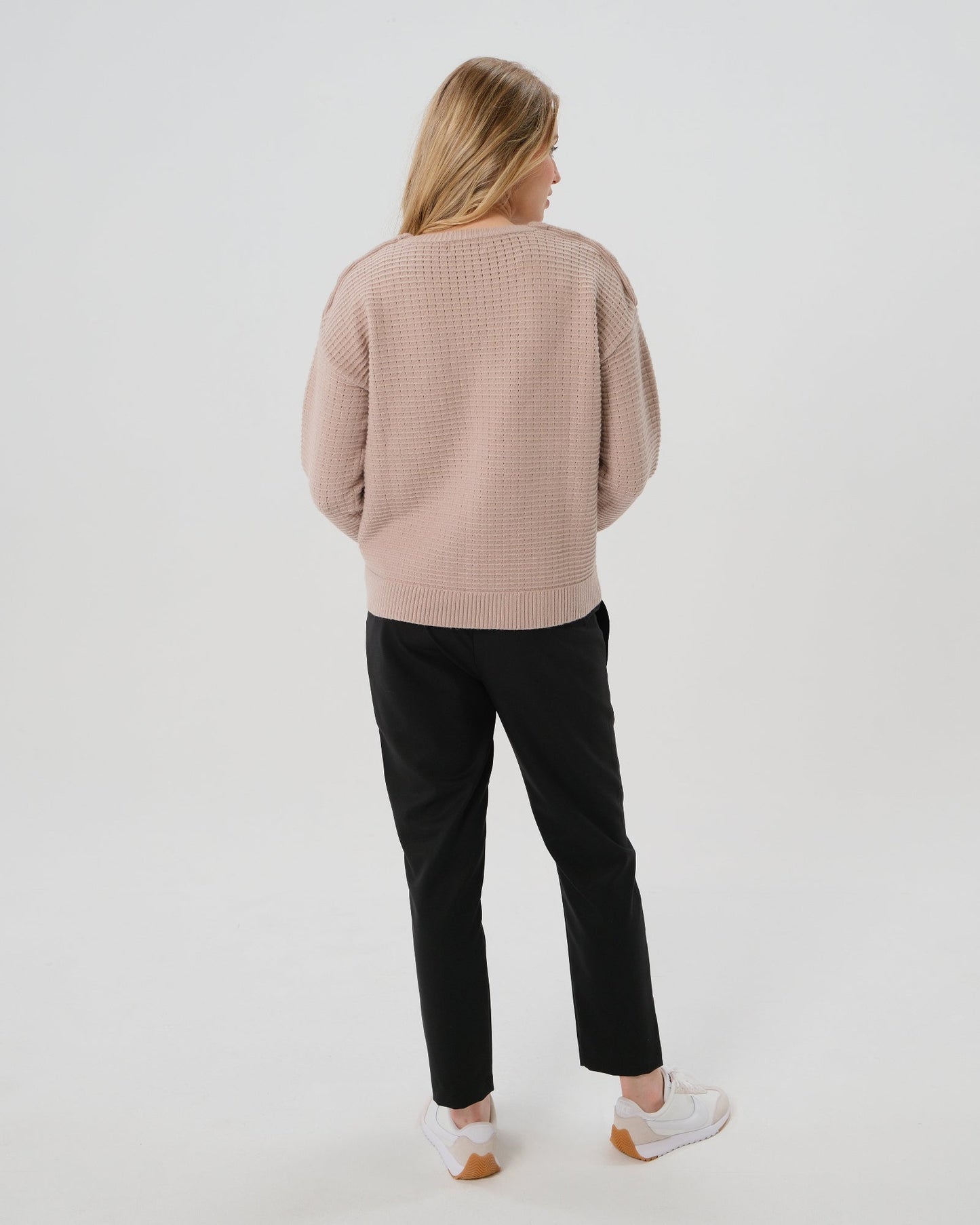 Elizabeth Under Belly Maternity Pants in All-Season Wool
