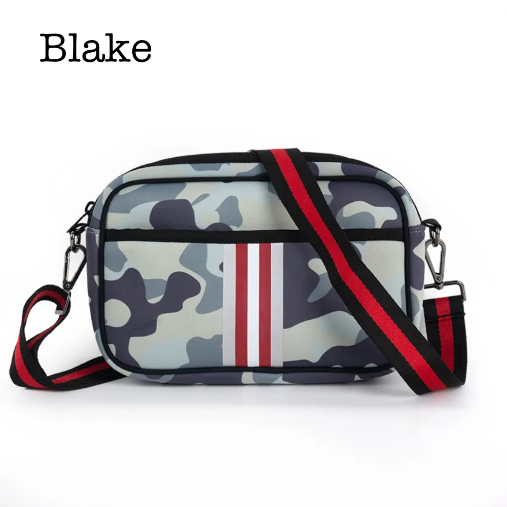 Neoprene Crossbody Bag - Lightweight & Compact - Women's Travel