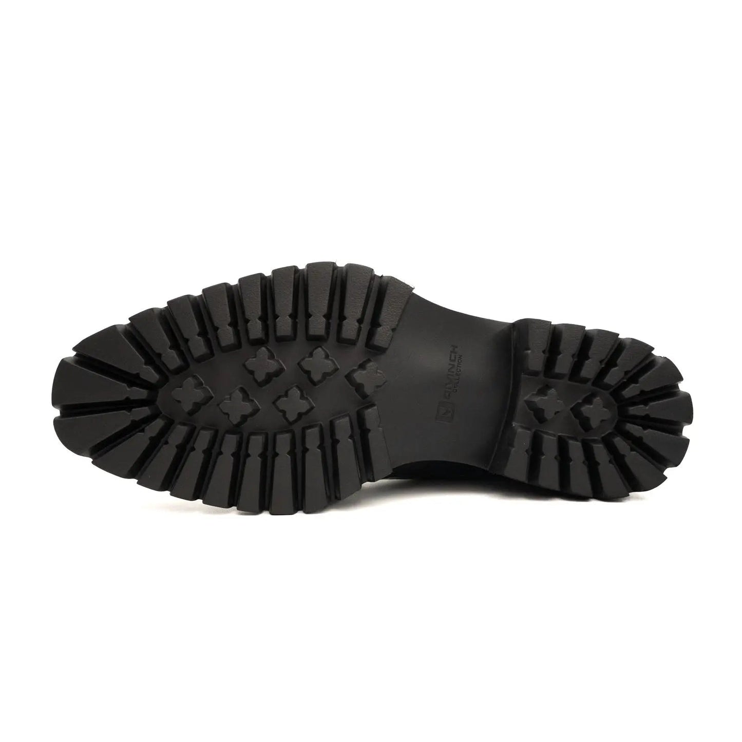 Blue Patent Lug Sole Boot