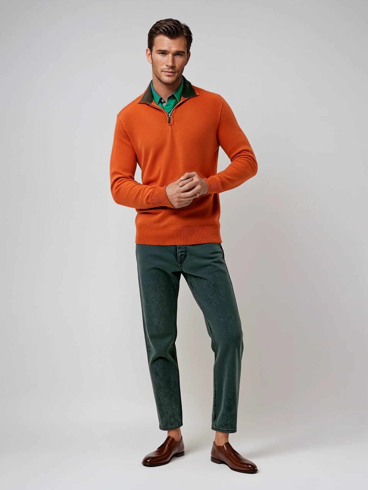 Cashmere Blend Quarter Zip