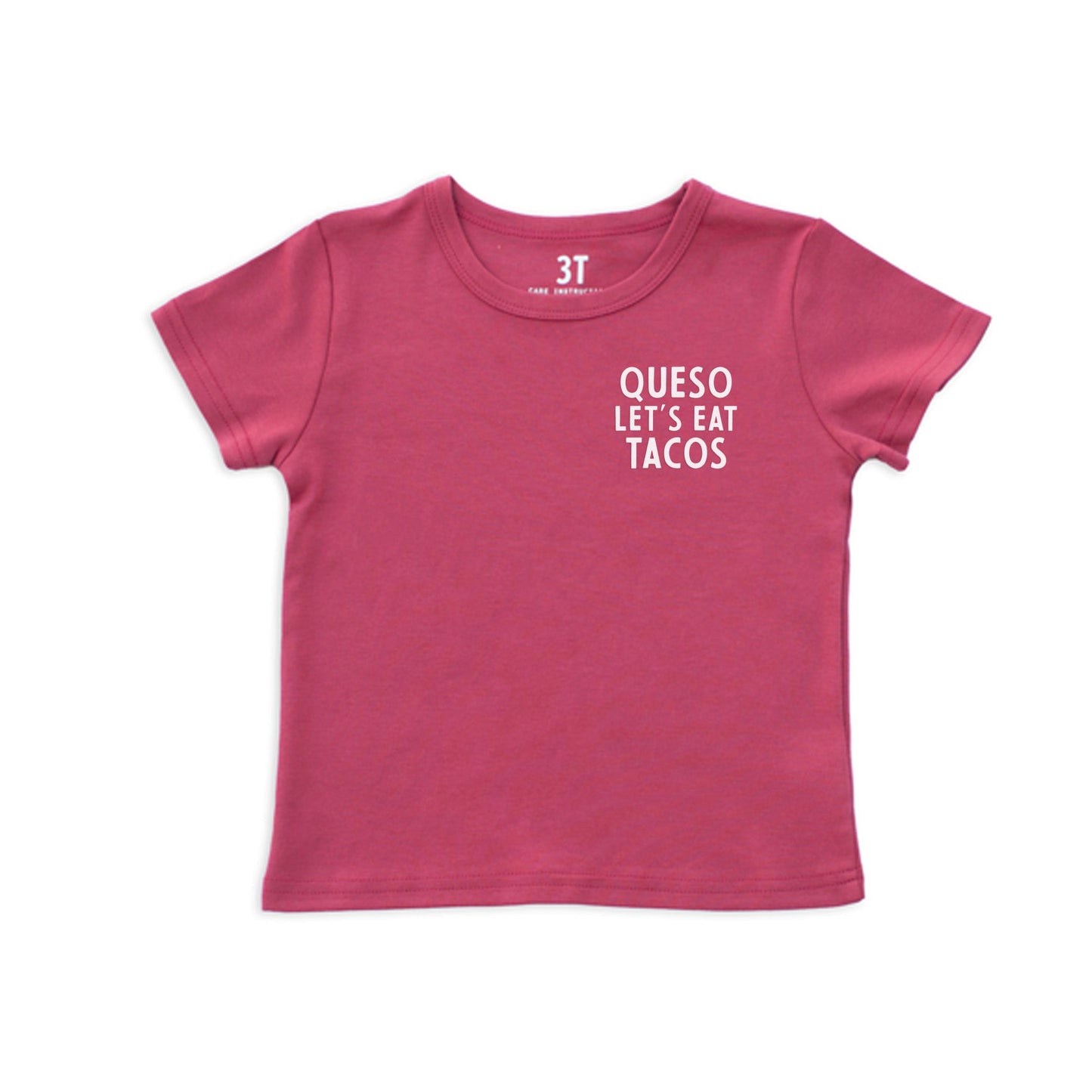Queso Let's Eat Tacos Kids Tee