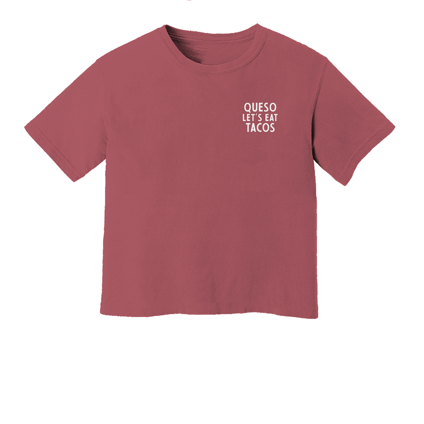 Queso Let's Eat Tacos Washed Tee