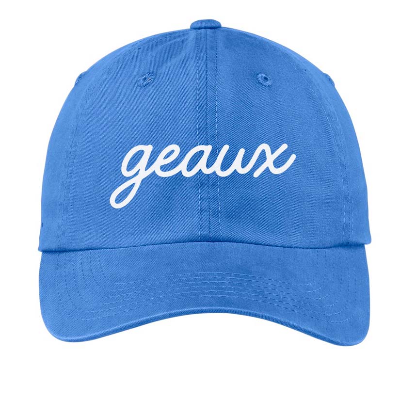 Geaux Cursive Baseball Cap