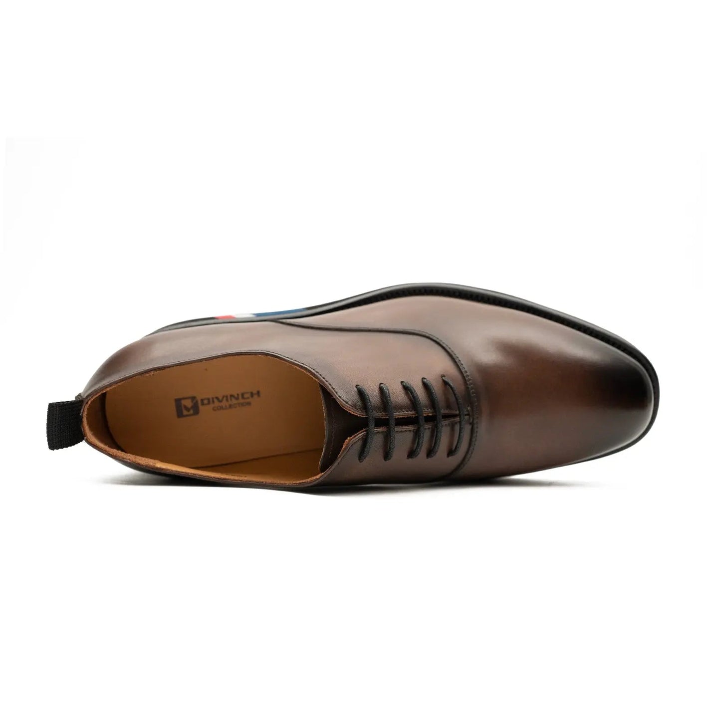 Brown Calfskin Oxford Shoes