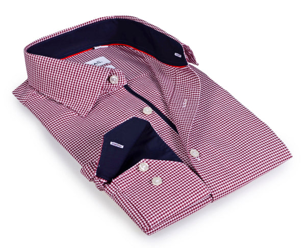 Button-Up  Shirt // Contemporary Fit - Blue - final sale