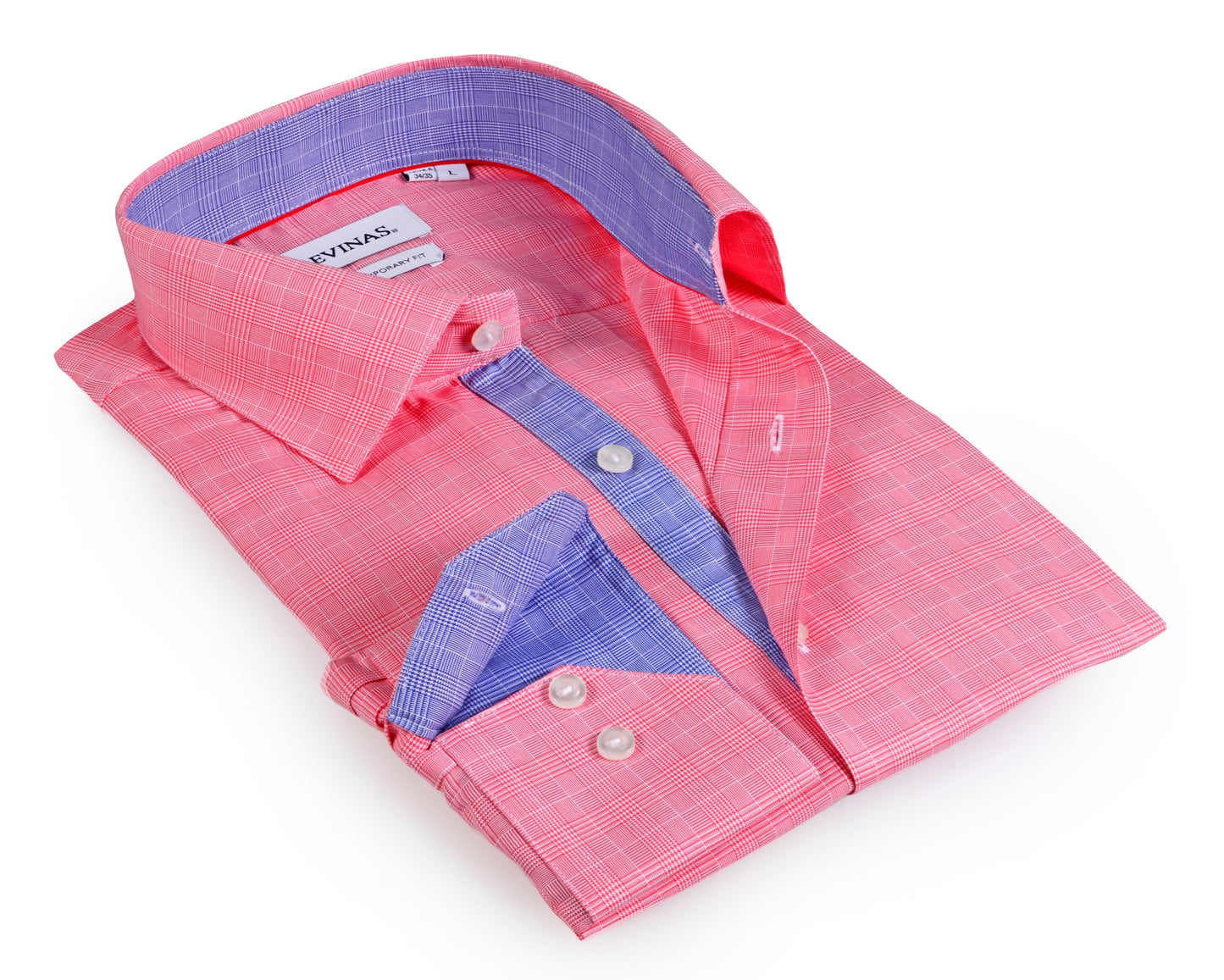 Button-Up Shirt //  - Contemporary Fit - contrast  trimming - final sale