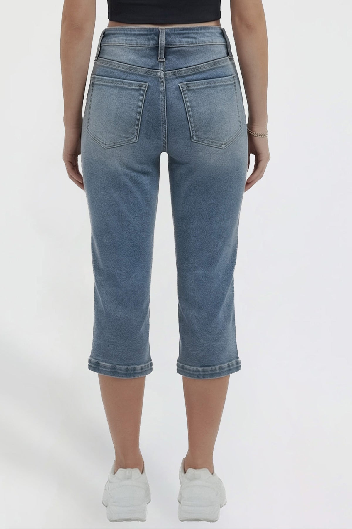 Women's Pin Tuck Capri