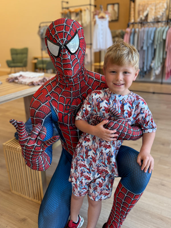 Watercolor Spider-Man Boy's Casual