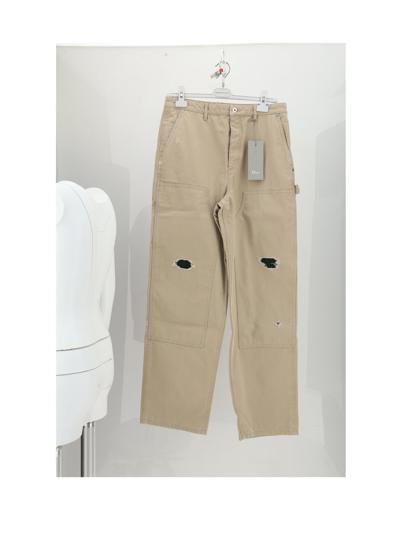 Relaxed Carpenter Jeans in Beige