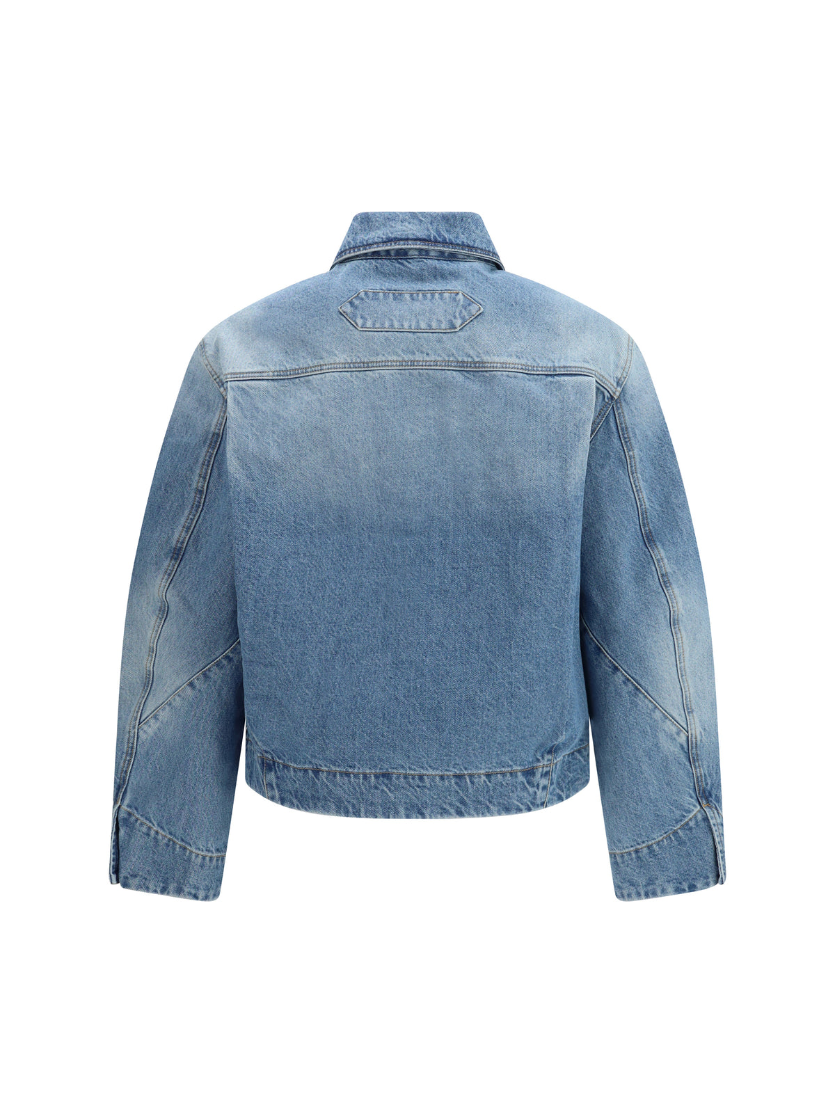 Jacquemus Denim Jacket Blue/Tobacco, view 3