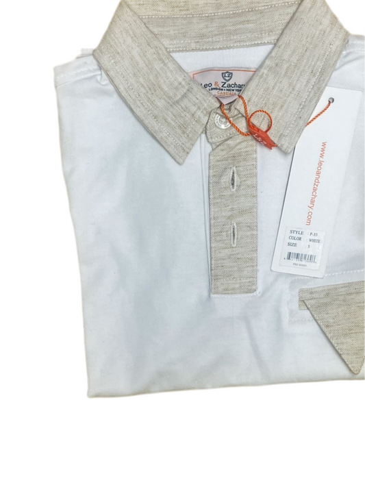 Leo and Zachary - White Casual Shirt