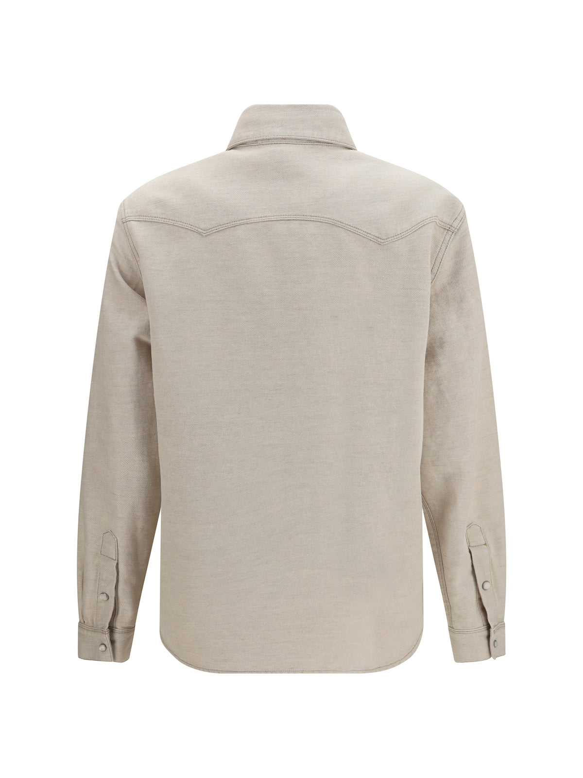Western Shirt Selleria Denim Ivory
