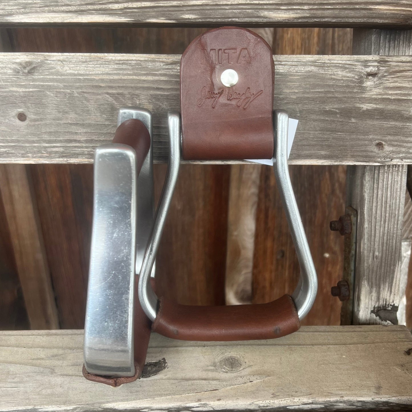 Leather Youth Stirrups