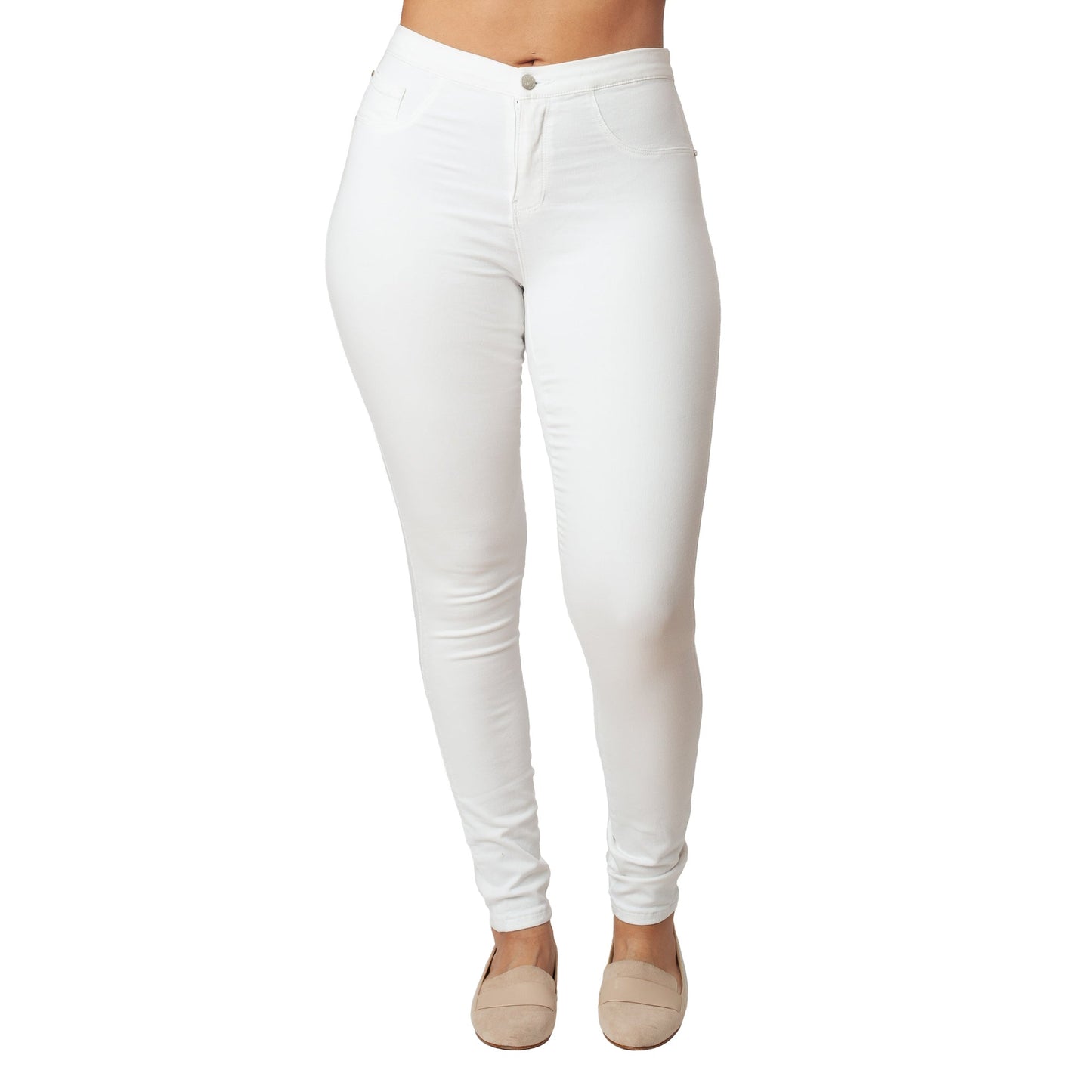 White Jeans Basic Signature Style